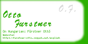 otto furstner business card