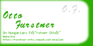 otto furstner business card